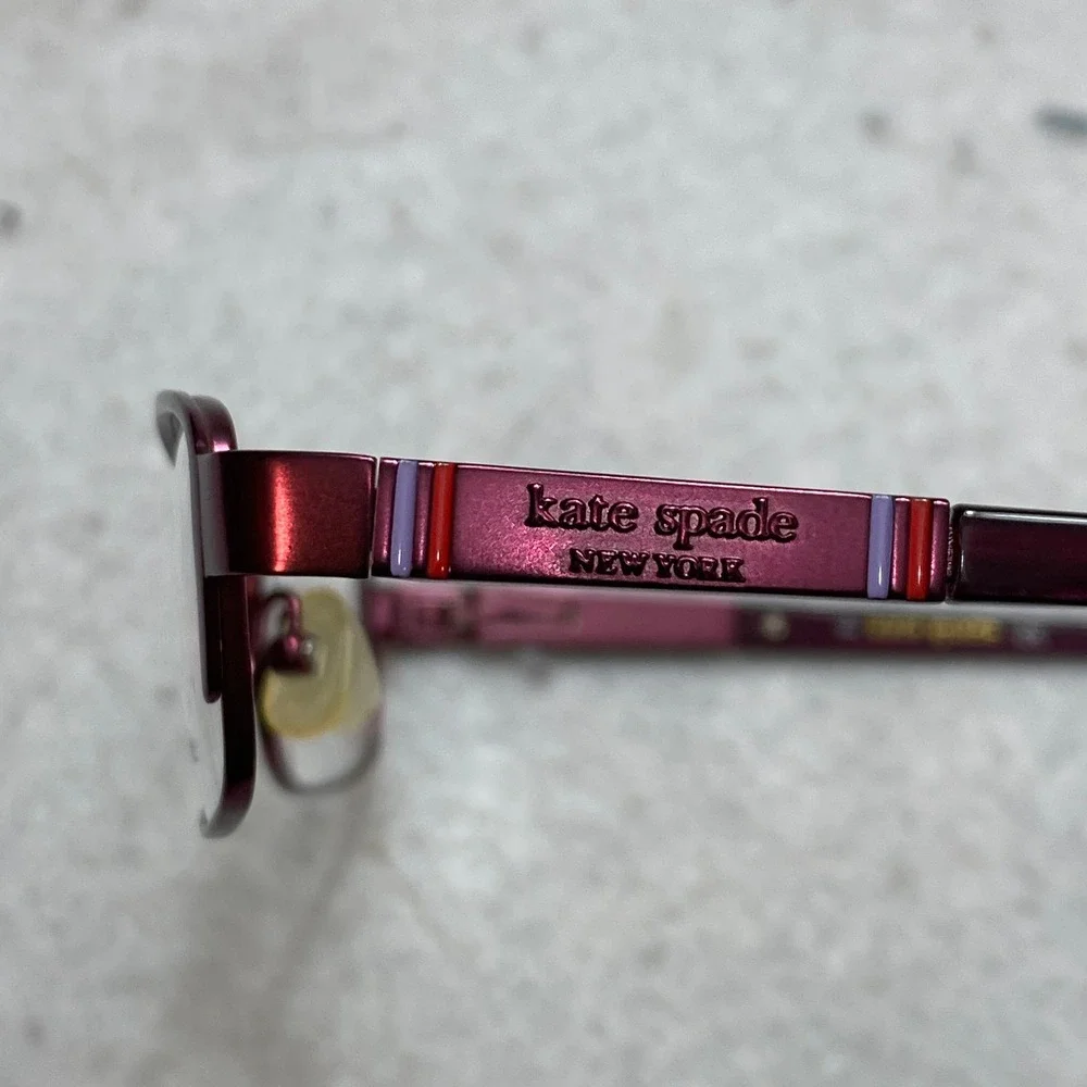 Kate Spade Averil 0RU6 Eyeglasses Womens Burgundy Rectangular 135mm